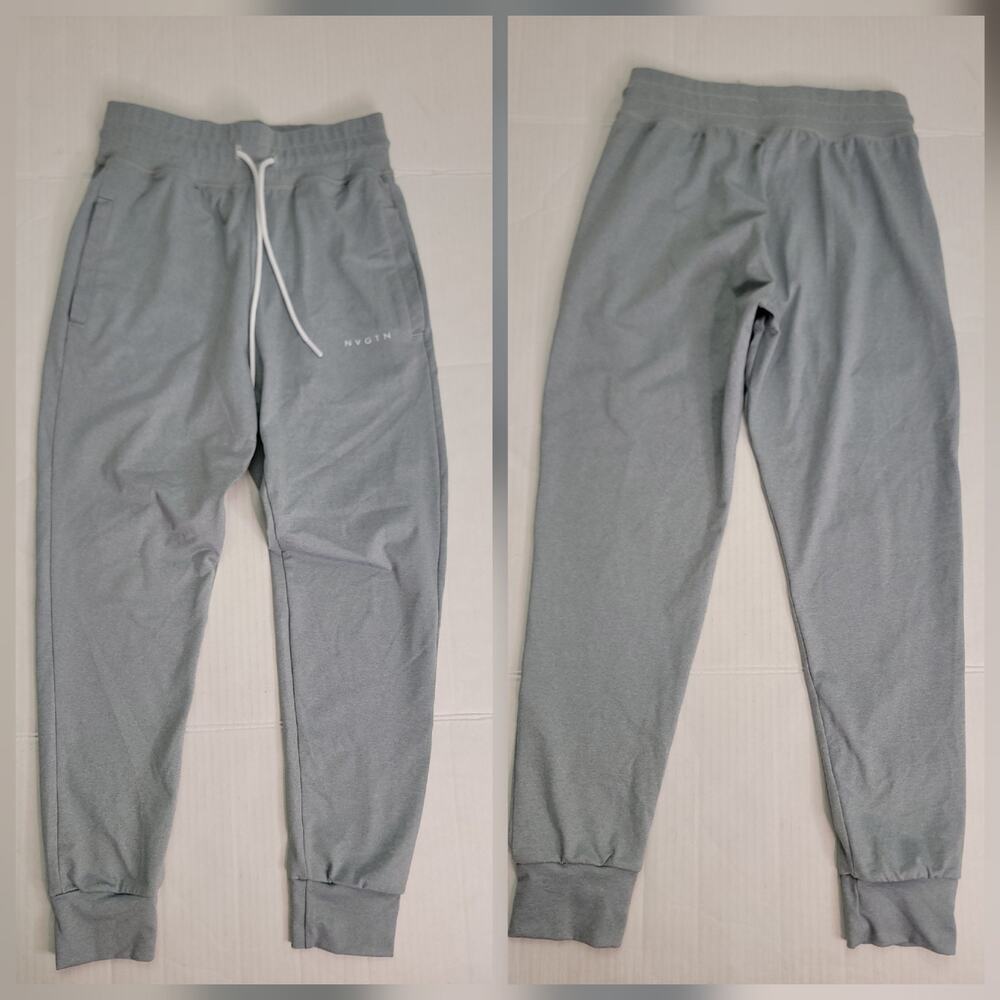 NVGTN Joggers Pants Sz Medium Athletic Sweatpants Lounge Gym Tapered Gray